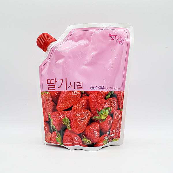 [30% 할인] 빙수용 딸기 시럽 500g (Korean Bingsoo Strawberry Syrup For Korean Red Bean Sherbet)