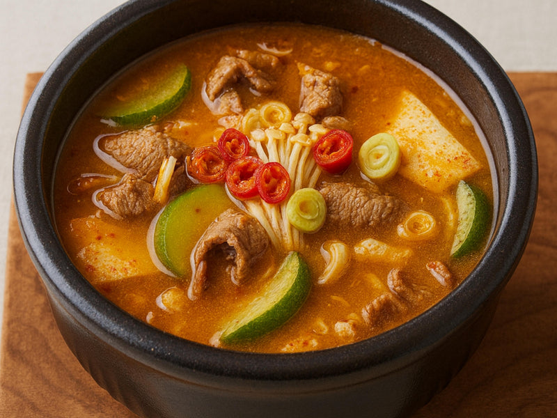 [10/2~3배송]우삼겹 된장찌개 42oz (Soybean Paste Stew with Beef Brisket)