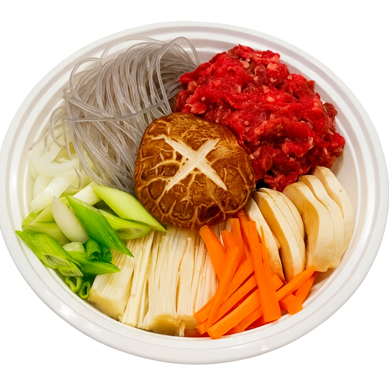 소불고기 전골 반조리 (Korean Beef Jeongol Hot Pot (Semi-Prepared Meal Kit))