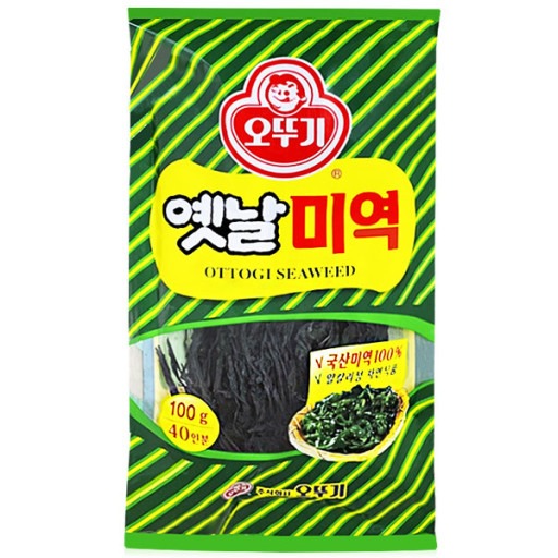 [정상가에서 $4 할인] 오뚜기 옛날 미역 100g 40인분 (Ottogi Dried Seaweed 100g)