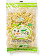 평화 유기농 콩나물 500g 1팩 (Organic Soy Bean Sprouts 500g)