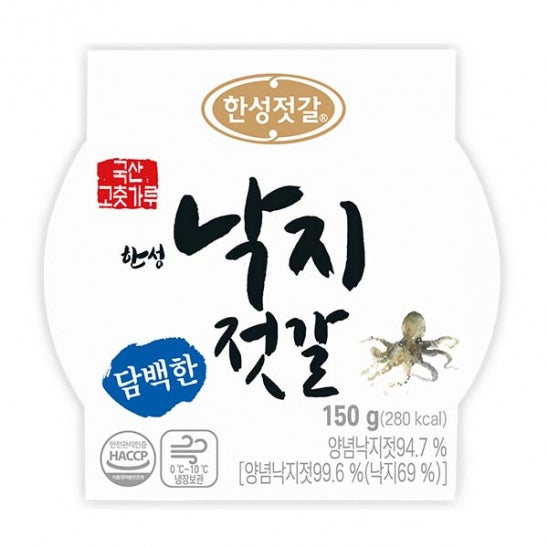 한성 낙지젓갈 150g (HS Salted&Seasoned Small Octopus 150g)