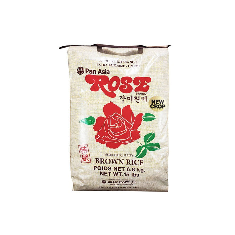 [햅쌀] 현미 장미쌀 15lb (New Crop Brown Rose Rice 15Lb)