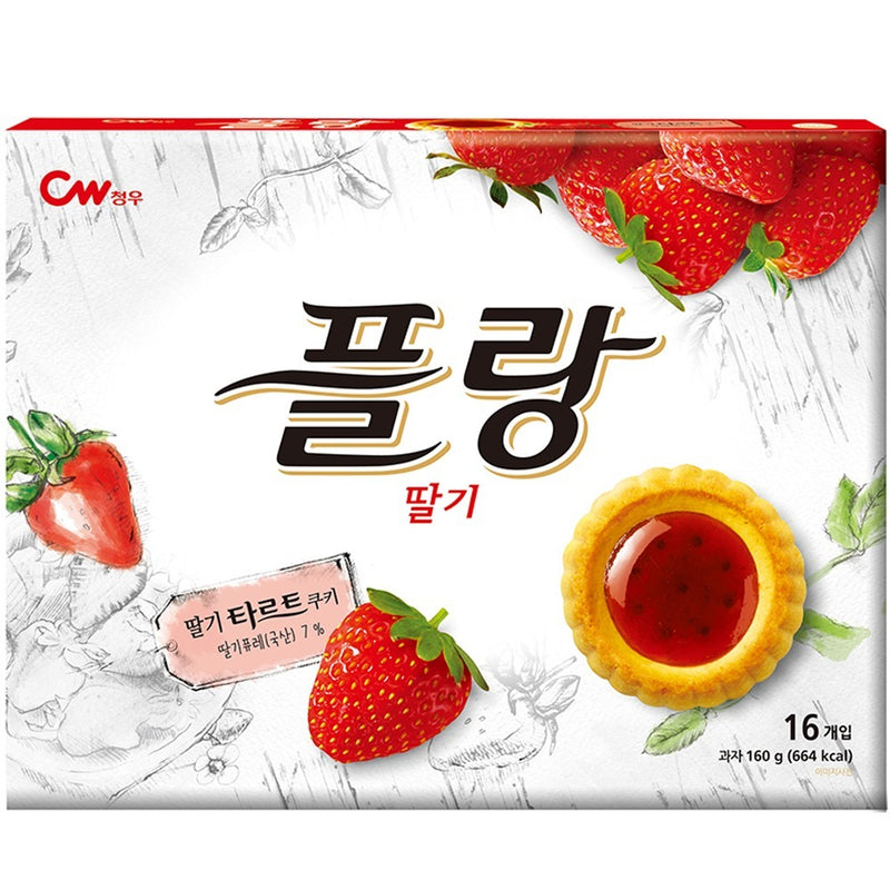 청우 플랑 딸기 160g (CW Premium Dessert Tart Strawberry)