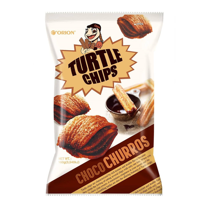 오리온 꼬북칩 초코 츄러스맛 160g (Orion Tutle Chips Choco Churros Flavor 160g)