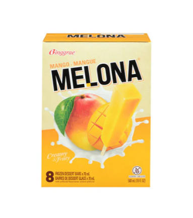 빙그레 메로나 망고 8개입 (Binggrae Melona Mango Flavored Ice cream 8 Units)