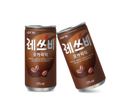 롯데 레쓰비 모카라떼 175ml (Lotte Let's be Mocha Latte 175ml)