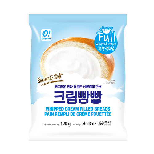 오디저트 크림빵빵 120g (O! Dessert Cream Filled Bread 120g)