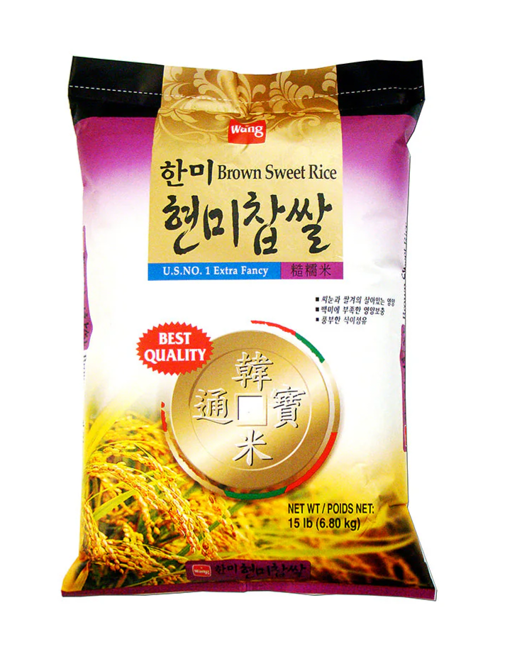 한미 현미 찹쌀 15LB (Han-mi Brown Sweet Rice 15LB)