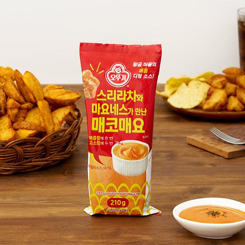 [신제품 20% 할인] 오뚜기 매코매요 210g (MAYO W/SRIRACHA 210g)