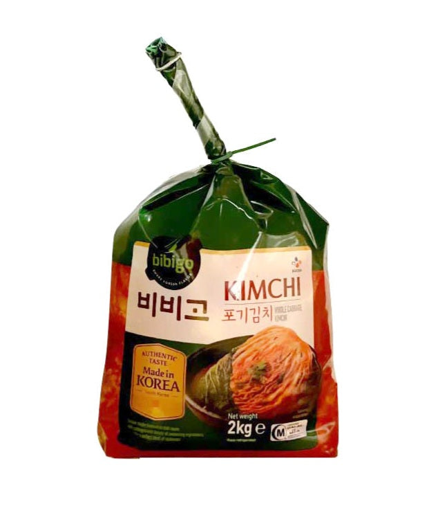 비비고 포기김치 2Kg (Baeksul, Bibigo Whole Cabbage Kimchi 2Kg)