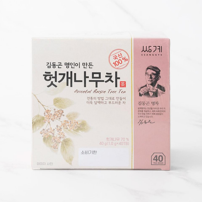 쌍계 김동곤 명인 헛개나무차 40g 1gX40개입 (Ssanggye Hovenia Tea 40g 1gX40Units)