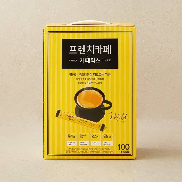 남양 프렌치 카페 커피믹스 100개입 (Namtang French Cafe - Mild 100T)