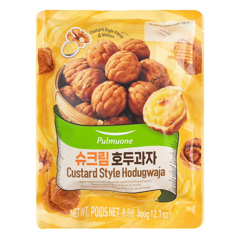 풀무원 슈크림 호두과자 360g (Custard Style Hodujwaja 360g)