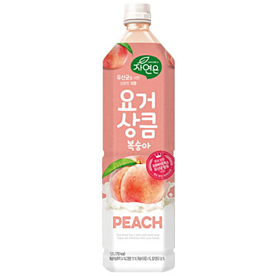 웅진 자연은 요거 상큼 복숭아 1.5L (WJ Natureis Yogu Peach 1.5L)