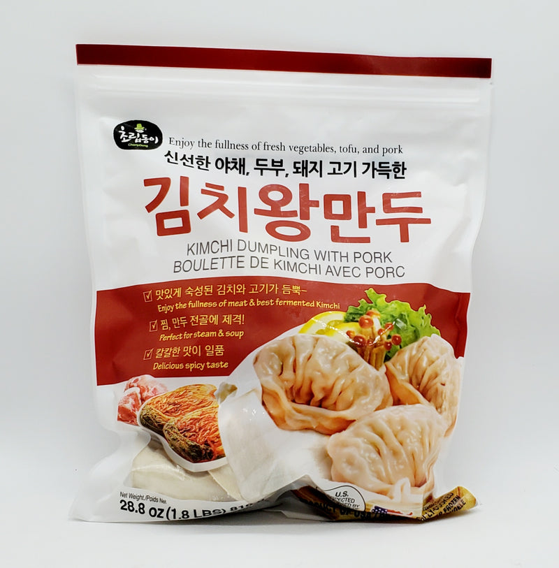 초립동이 김치 왕만두 1.8LB (907g) (Kimchi Dumpling With Pork 907g)