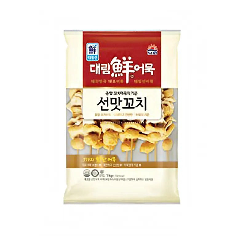 [신제품 입고 10% 할인] 대림 선맛꼬치 1Kg (DAERIM Mixed Frozen Fish Cake Stick 1Kg)
