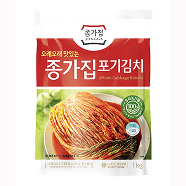 [10% 할인] 종가집 포기김치 1kg (Jongga Whole Cabbage Kimchi 1kg)