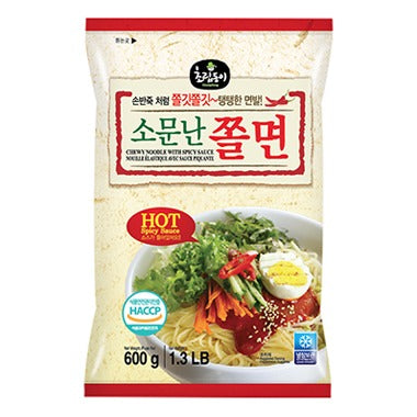 [20% 할인] 초립동이 소문난 쫄면 600g (소스 포함) (Chewy Noodles Sauce Included 600g)