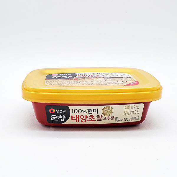 청정원 순창 현미 태양초 찰 고추장 200g (Sunchang Red Pepper Paste 200g)