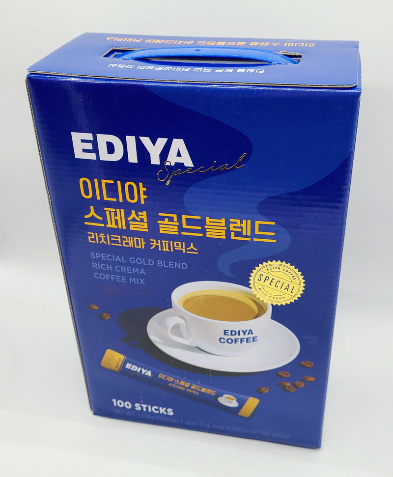 이디야 스페셜 골드블렌드 리치크래머 커피믹스 100개입 (Ediya Special Gold Rich Crema Coffee Mix)