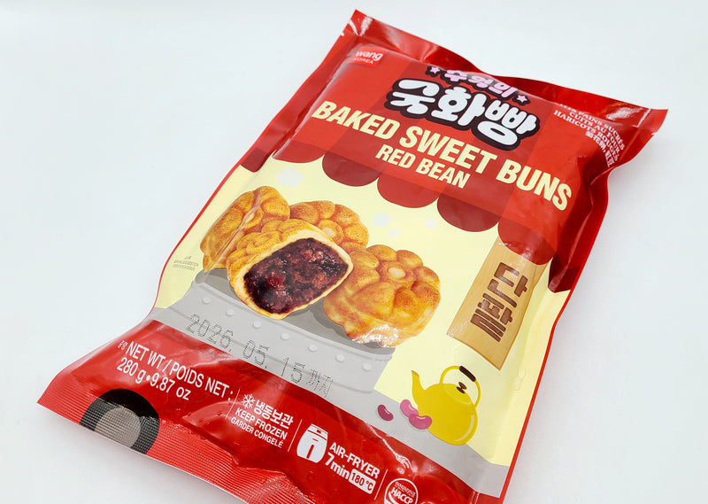 왕 추억의 국화빵 280g (Baked Sweet Buns with Red Bean Paste 280g)