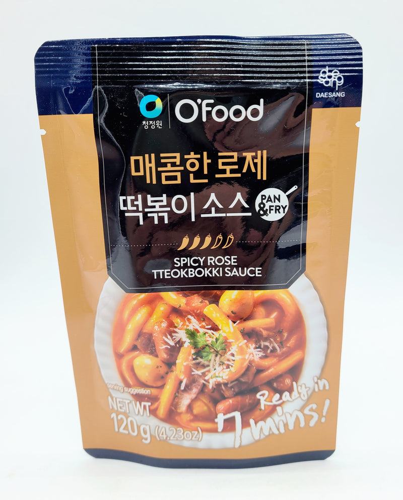 [20% 할인] 오푸드 로제 떡볶이 양념 120g (Rose Tteokbokki Sauce 120g)