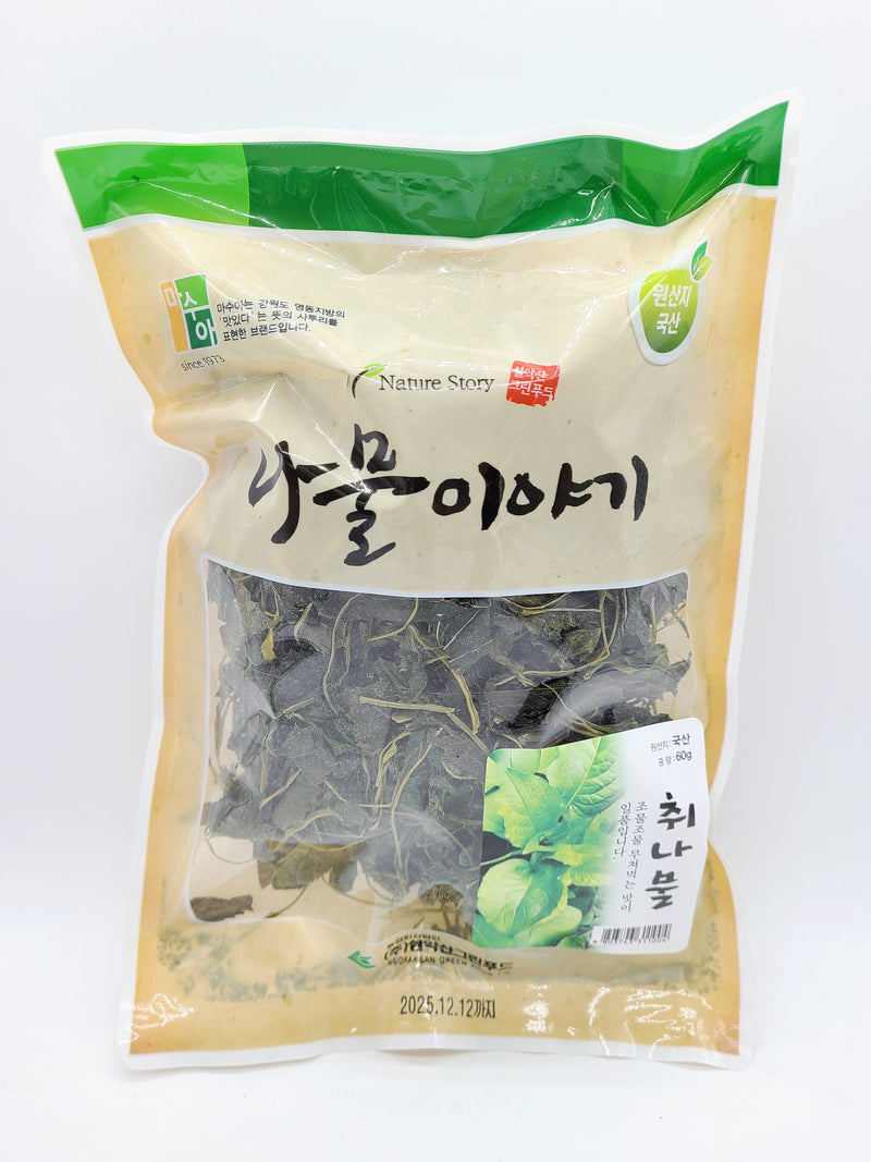 설악산 그린푸드) 나물이야기 취나물 60g (CHEENAMUL)(Dried Edible Greens 60g)