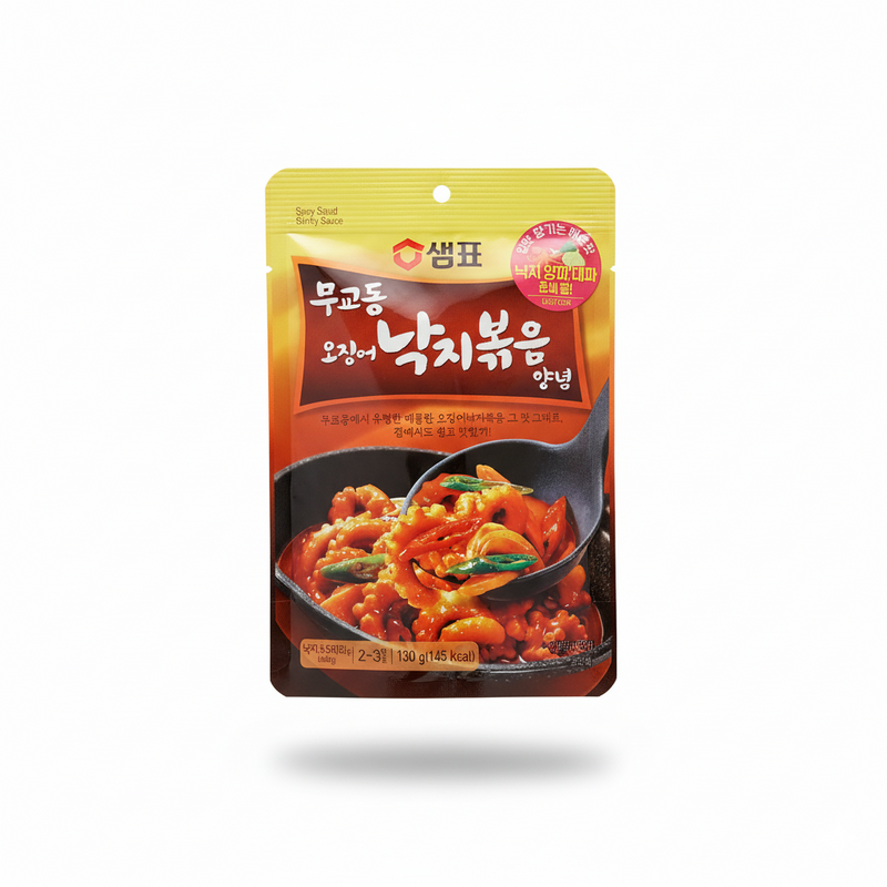 샘표 무교동 오징어 낙지볶음 양념 130g (Spicy Squid Stir-fry Sauce 130g)