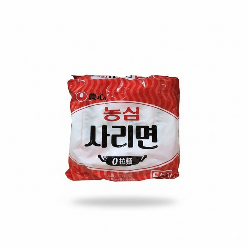 농심 사리면 5개입 110g (Nongshim Plain Ramen Noodles 110g 5Packs)