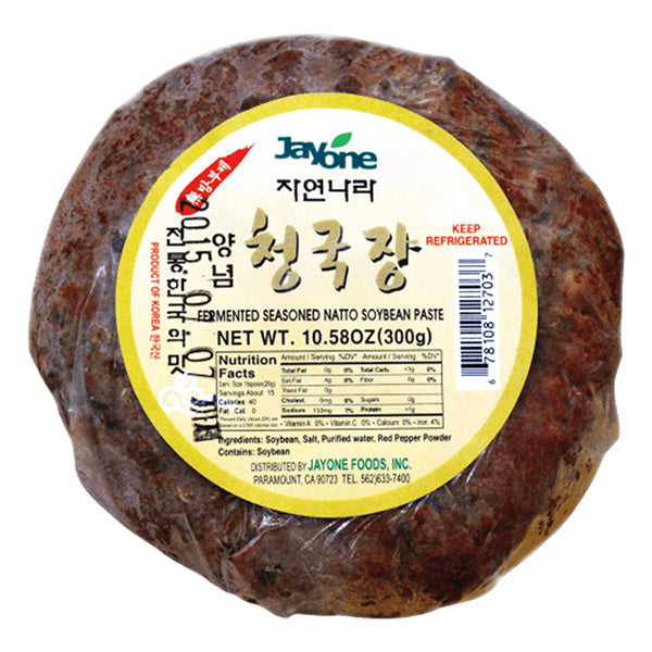 자연나라 양념 청국장 300g (Fermented Soybean Paste-Seasoned 300g)