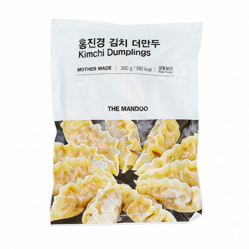 홍진경) 김치 더만두 350g (Frozen Dumpling Kimchi Flavoured 350g)