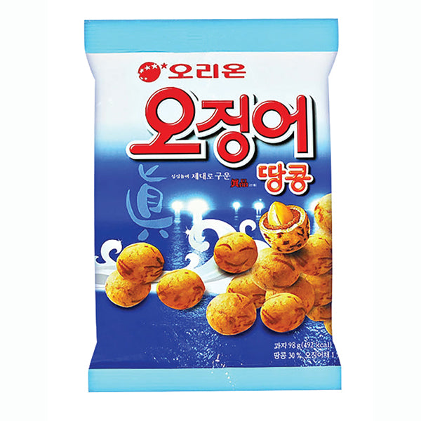 오리온 오징어 땅콩 98g (Orion Squid Peanut Cracker 98g)