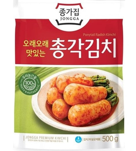 [10% 할인 종가집] 총각김치 500g (Jongga Chong-gag (Ponytail) Kimchi)
