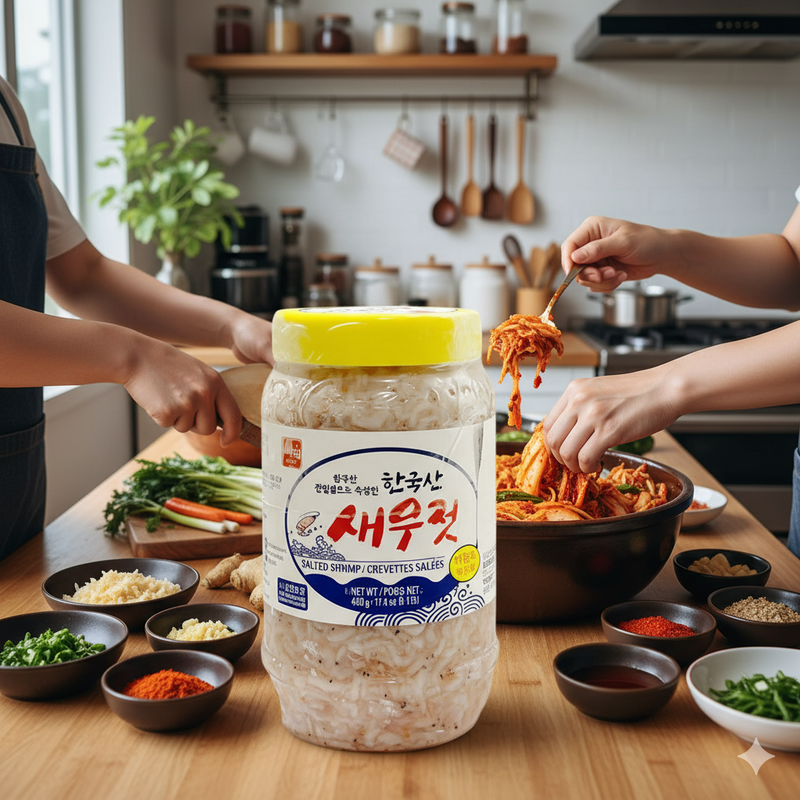 [한국산] 동백하 새우젓 500g (Korea Salted Shrimp 500g)