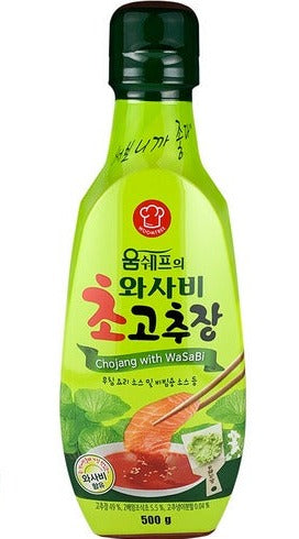 움쉐프의 와사비 초고추장 500g (Wasabi Vinegagared Hot Pepper Paste 500g)