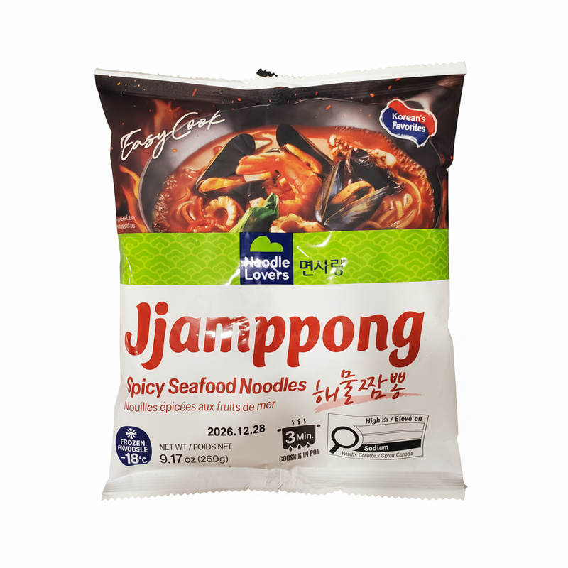 [신제품 입고기념 20% 할인] 면사랑 해물짬뽕 260g (Jjamppong Spicy Seafood Noodles 260g)