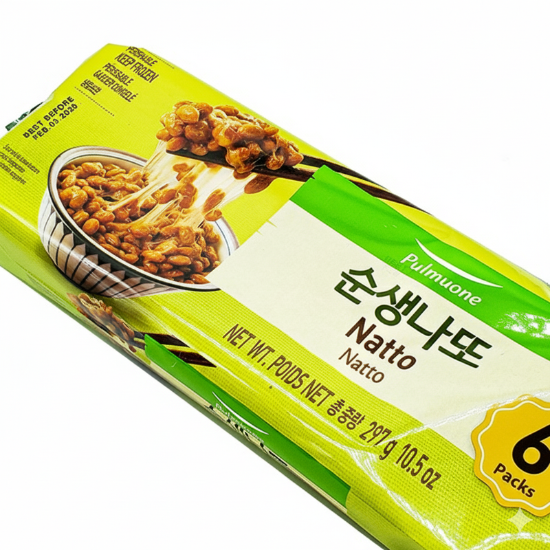 [풀무원 입점기념 10% 할인] 풀무원 순생나또 297g 6팩입 (Pulmuone Natto 297g 6Packs)