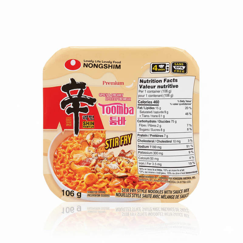 농심 신라면 툼바 큰사발 106g (Nongshim Shin Ramen Toomba Big Bowl)