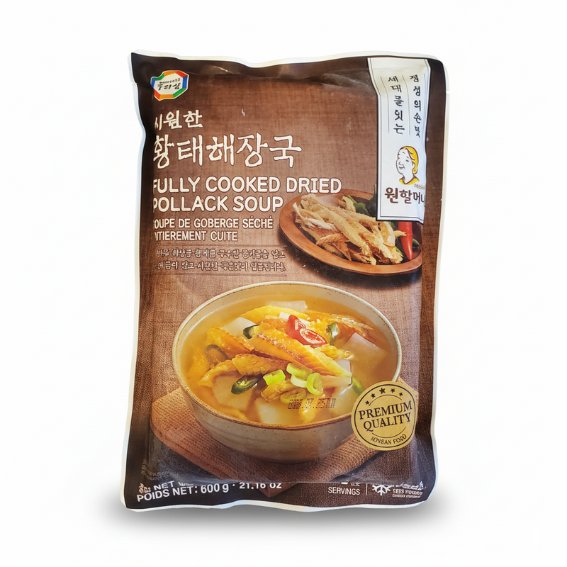 원할머니 시원한 황태해장국 600g (SURASANG Dried Pollack Soup 600g)