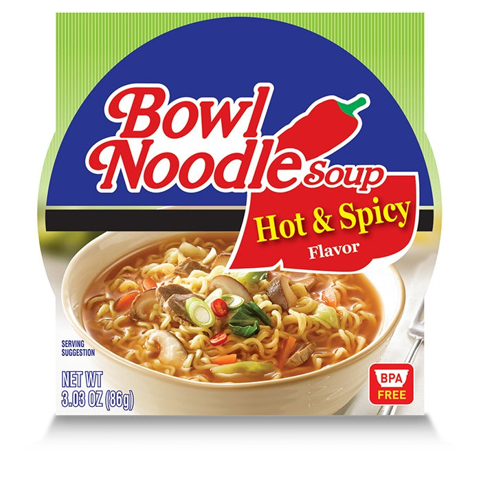 농심 육개장 사발면 Hot & Spicy 86g (NongShim Bowl Noodle Hot & Spicy Flavor)