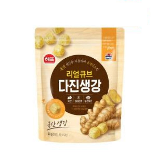 사조 해표 리얼큐브 다진생강 (한국산) 23g (SAJO Freeze Dried Chopped Ginger 23g)