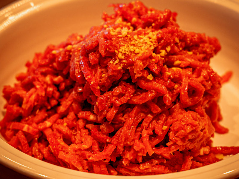 [예약주문상품-10/5주문마감,10/9입고예정] 비빔밥용 육회 (150g) (Yukhoe (Korean Seasoned Raw Beef) for Bibimbap)