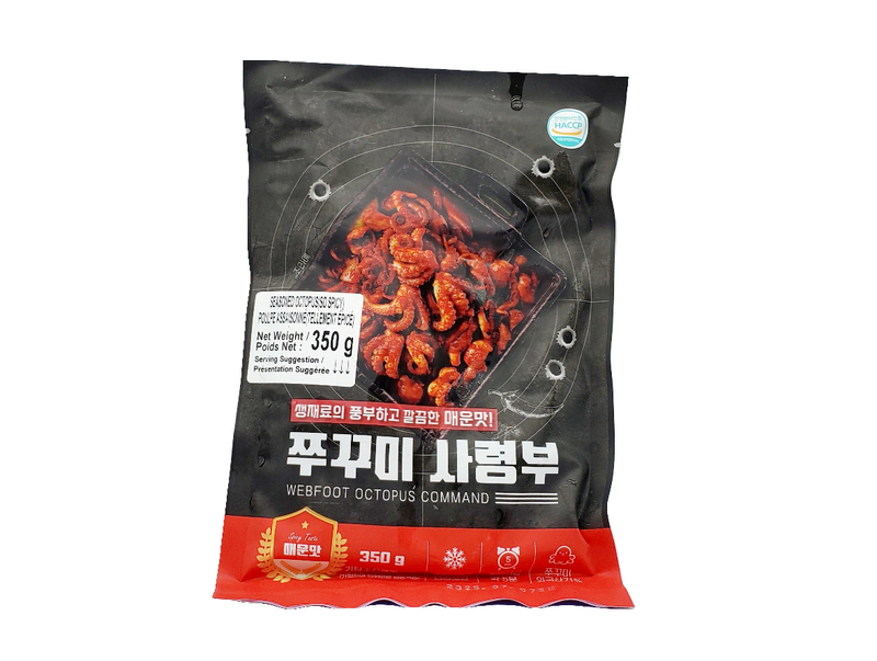 쭈꾸미사령부(매운맛) 350G (SEASONED WEBFOOT  OCTOPUS(SPICY))