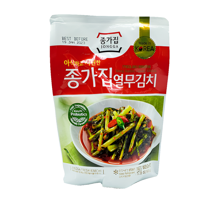 [10% 할인] 종가집 열무김치 500g (Jongga Yulmu (Young Radish) Kimchi 500g)