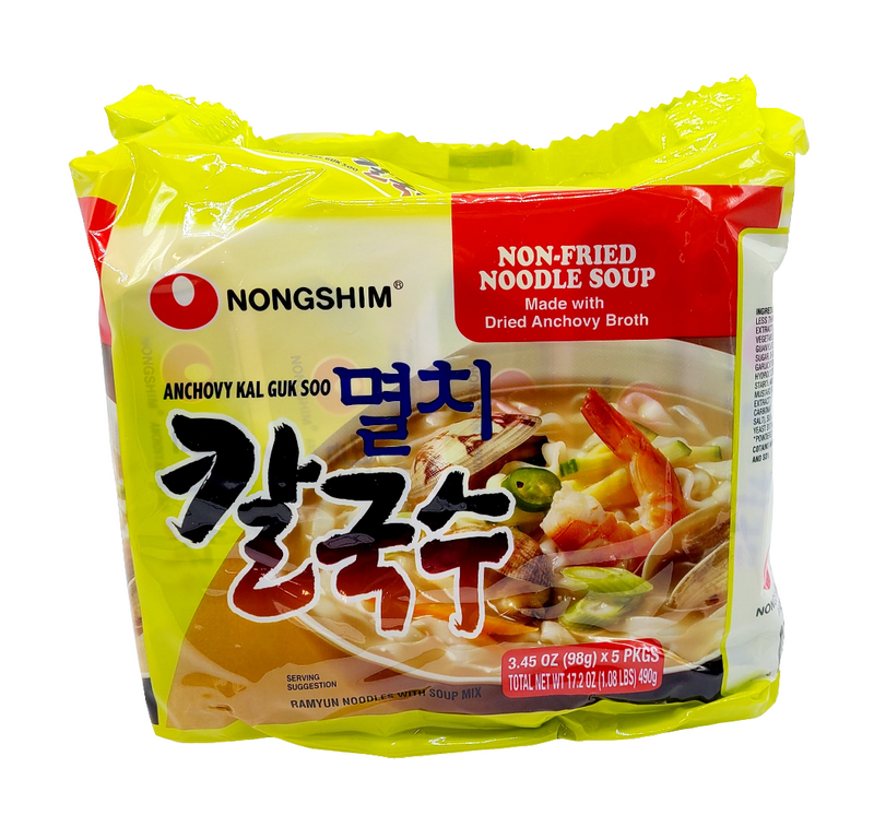 농심 멸치 칼국수 멀티  5개입 (Anchovy Noodle Soup 5)