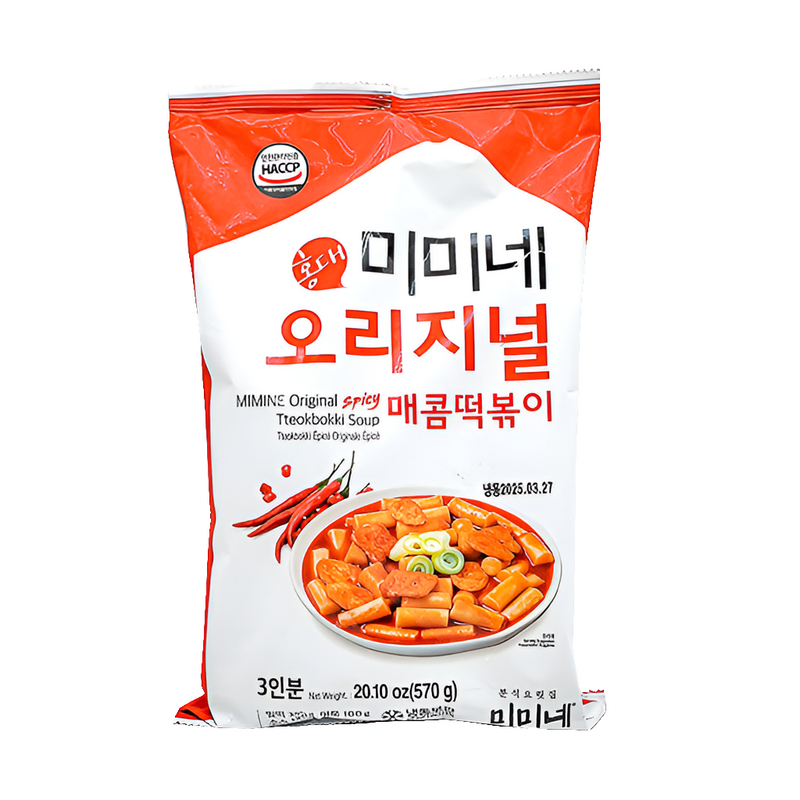 미미네 오리지널 매콤 떡볶이 570g (Mimine Spicy Tteokbokki Soup)