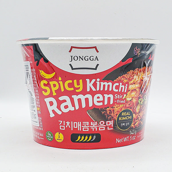 종가 매콤 볶음면 큰컵 143g (Jongga Spicy Kimchi Ramen Big Bowl)