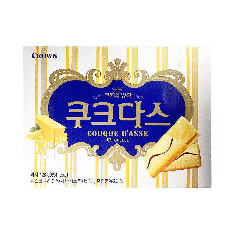 [30% 할인] 크라운 쿠크다스 치즈 128g (Crown Couque Dasse Cheese 128g)