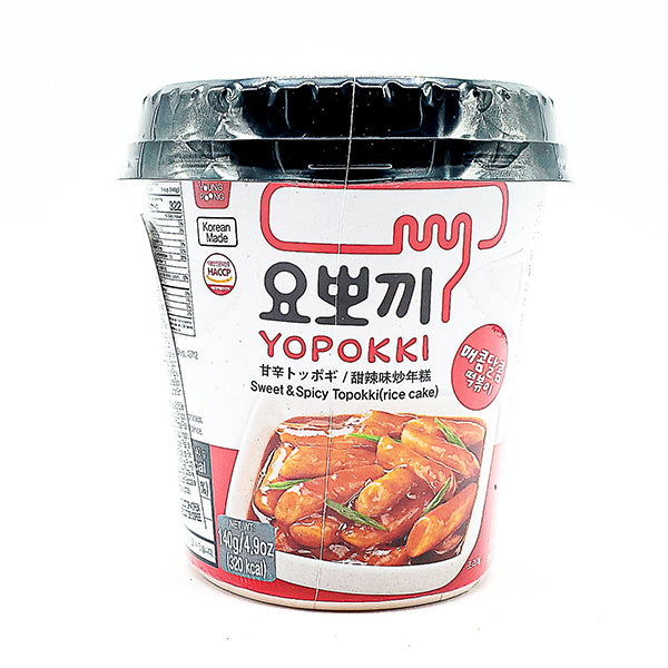 [20% 할인] 요뽀끼 매콤달콤 떡볶이 컵 140g (Yopokki Sweet & Spicy Tteokbokki)